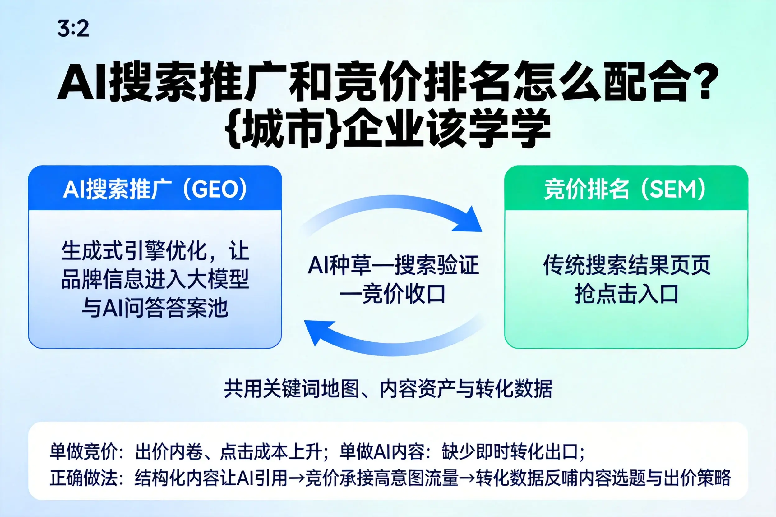 AI搜索推广和竞价排名怎么配合？中山企业该学学