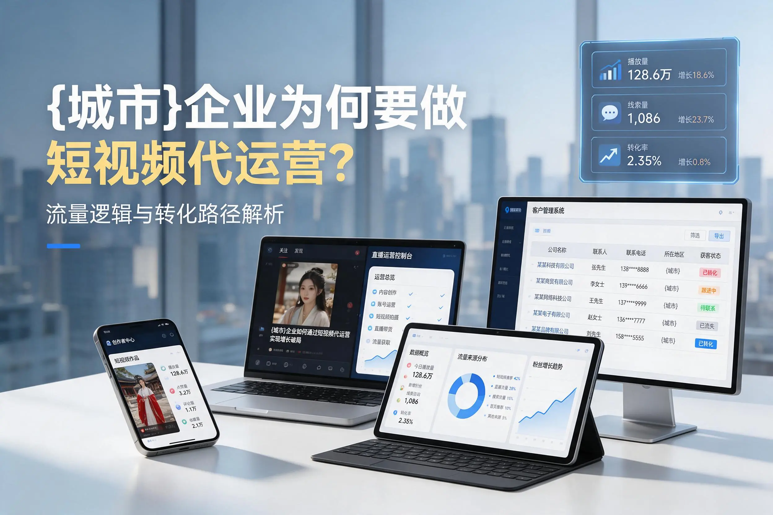中山企业为何要做短视频代运营?流量逻辑与转化路径解析