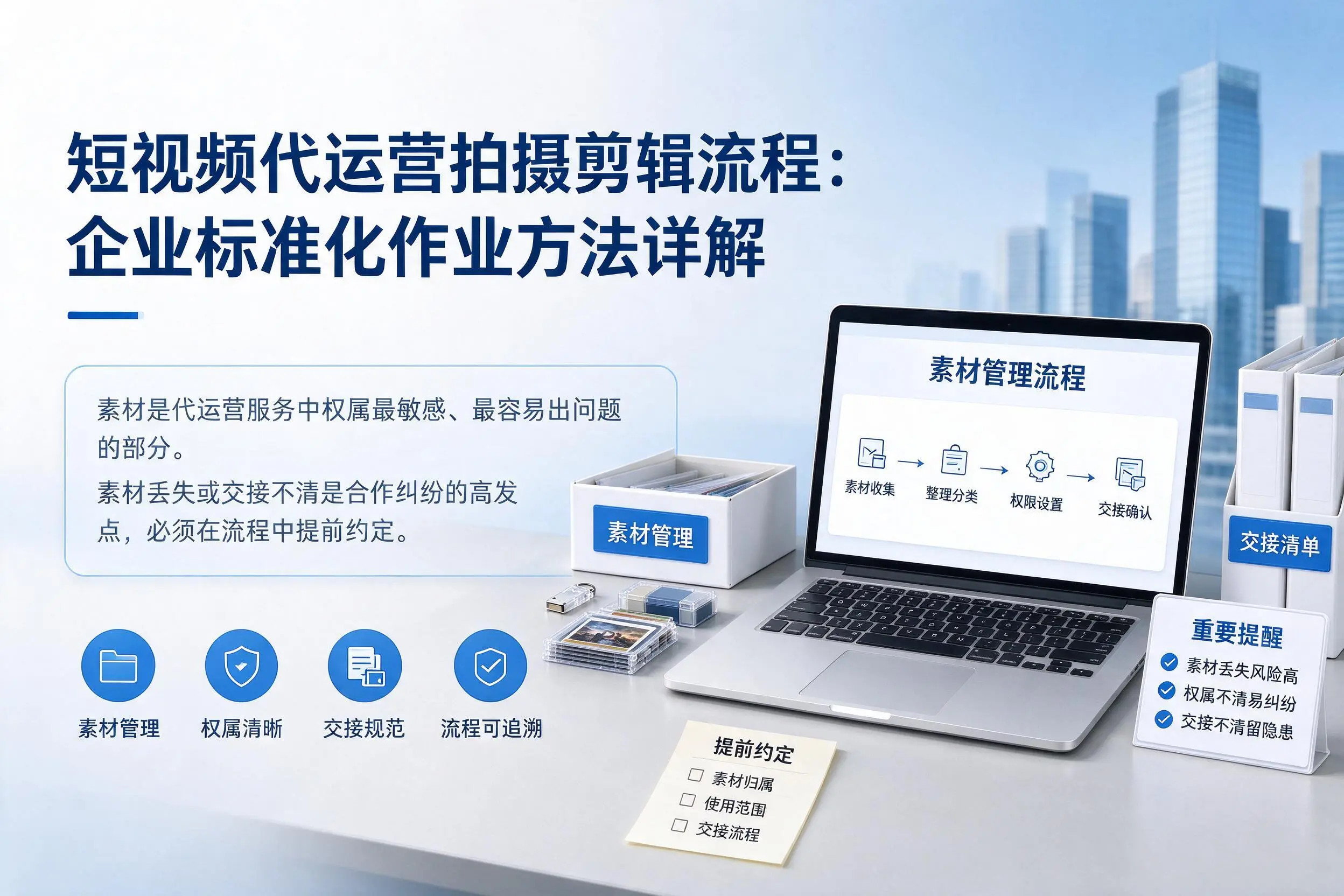 短视频代运营拍摄剪辑流程：中山企业标准化作业方法详解