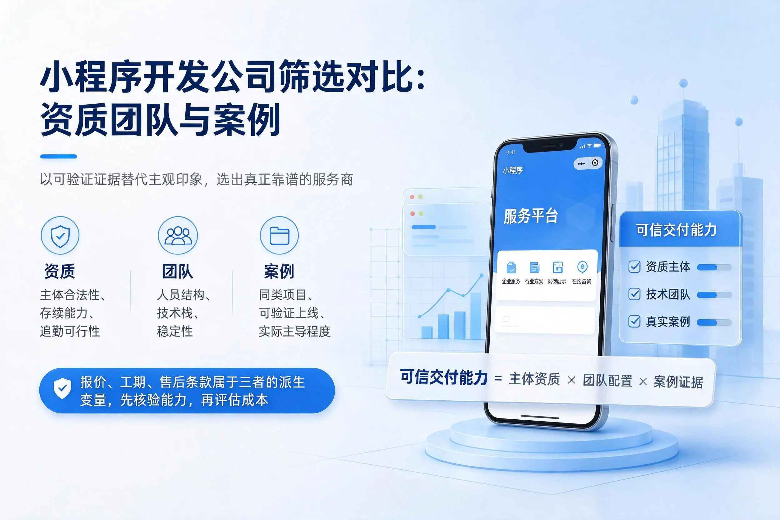 中山小程序开发公司筛选对比:资质团队与案例