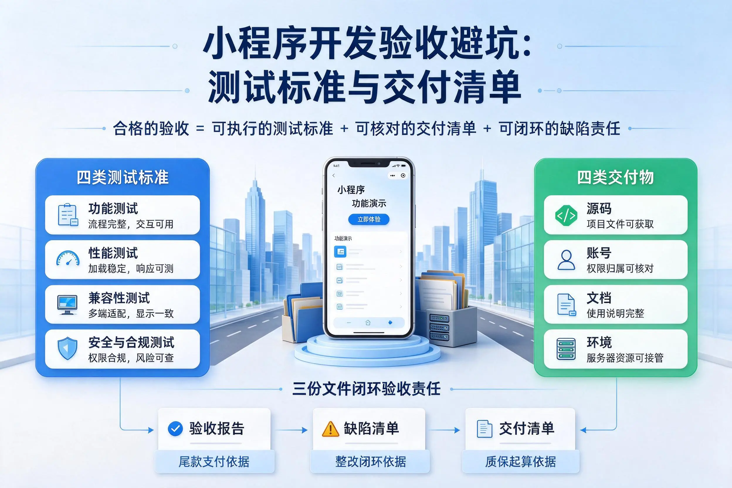 中山小程序开发验收避坑:测试标准与交付清单
