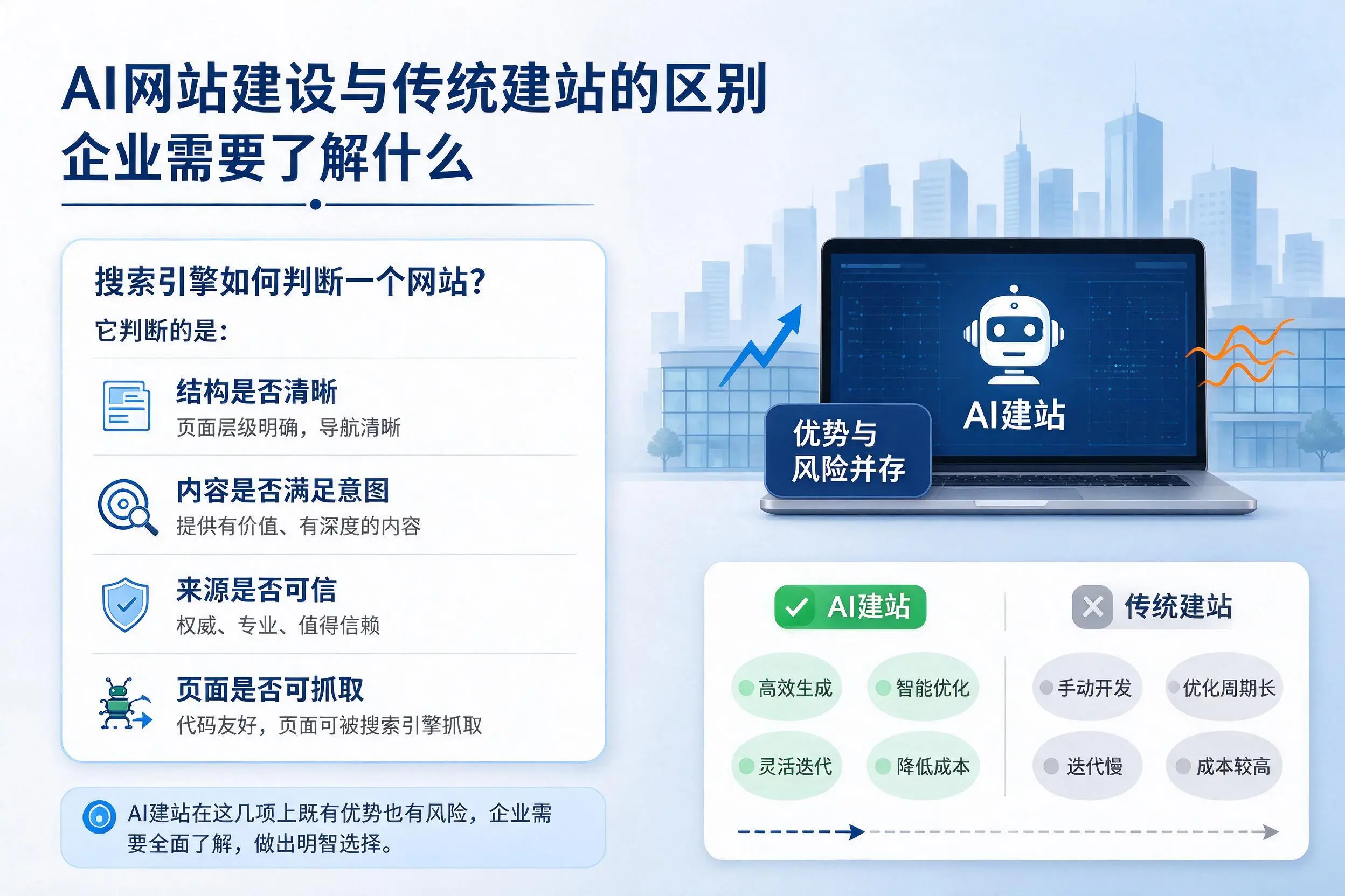 AI网站建设与传统建站的区别,中山企业需要了解什么