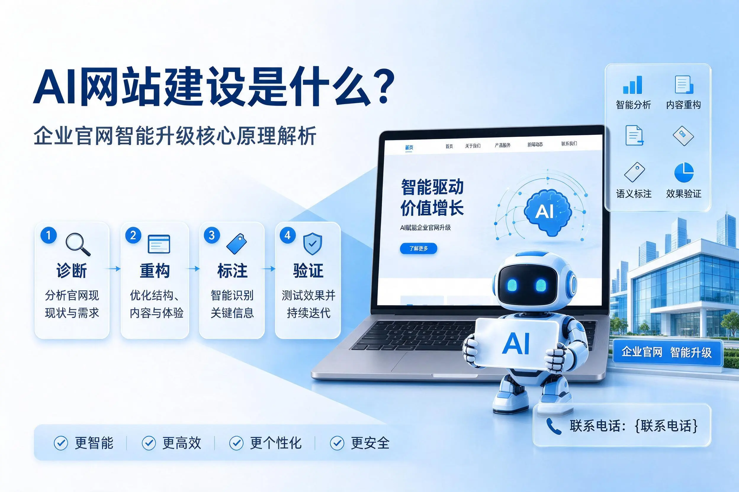 AI网站建设是什么?中山企业官网智能升级核心原理解析
