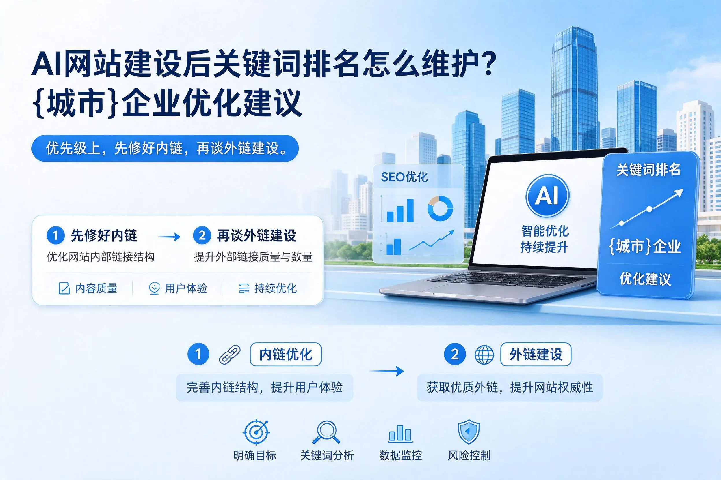 AI网站建设后关键词排名怎么维护?中山企业优化建议