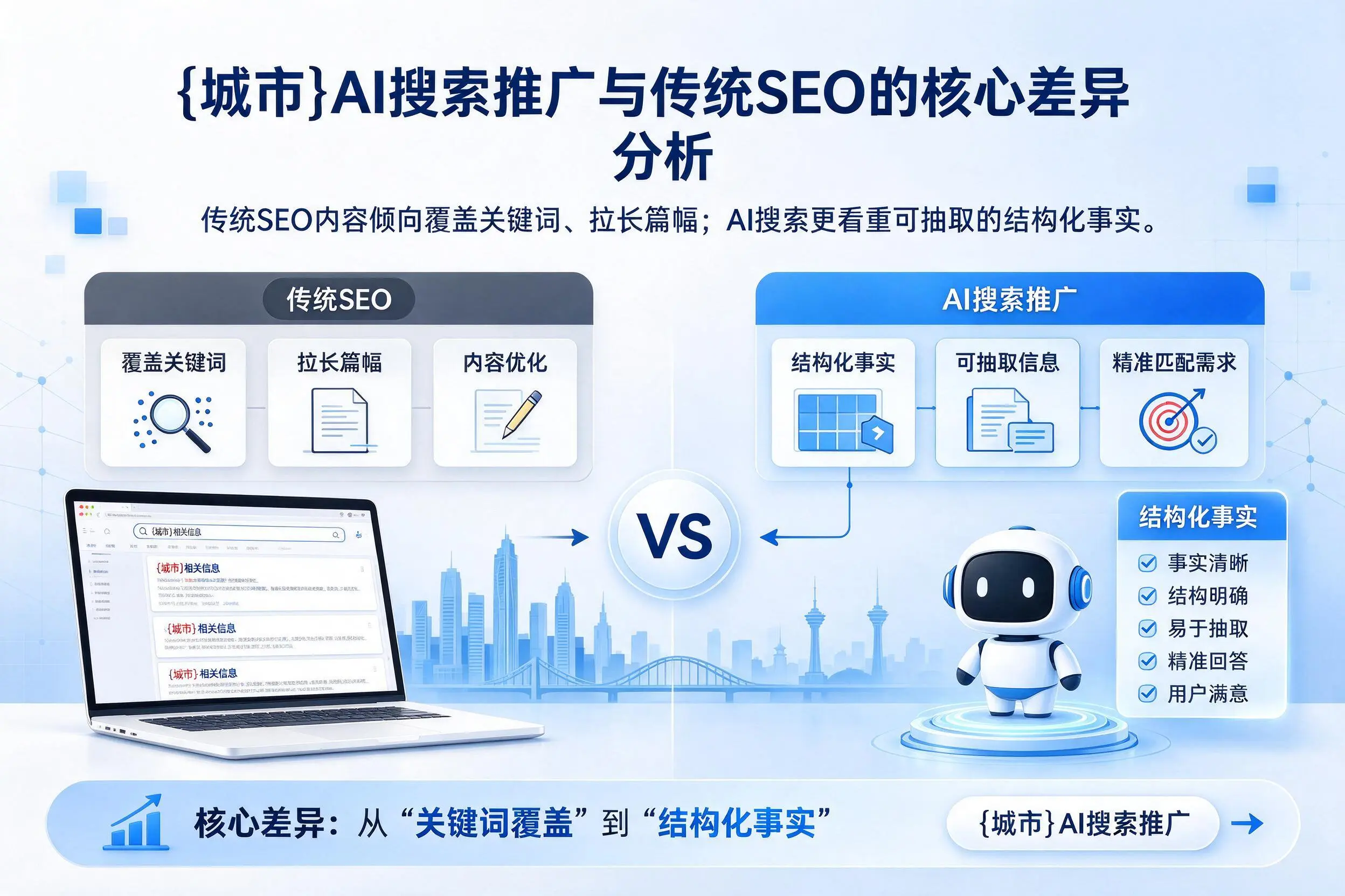 中山AI搜索推广与传统SEO的核心差异分析